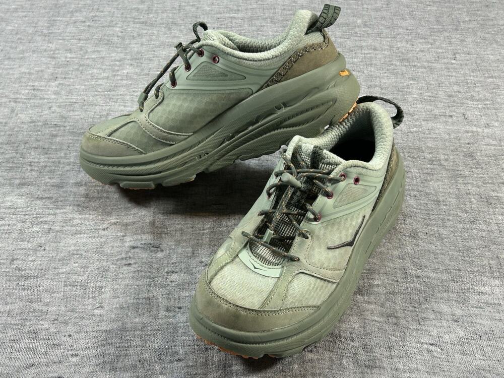 Hoka One One Bondi B3LS Sneakers W8 M7 Aloe Vera Succulent Chunky 1155351-ASC